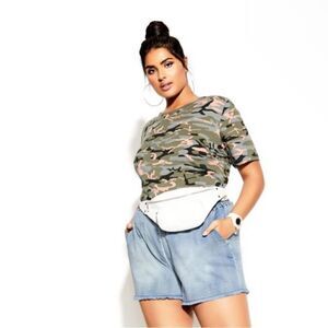 NEW CCX Camu Short Sleeve Tee Women 16